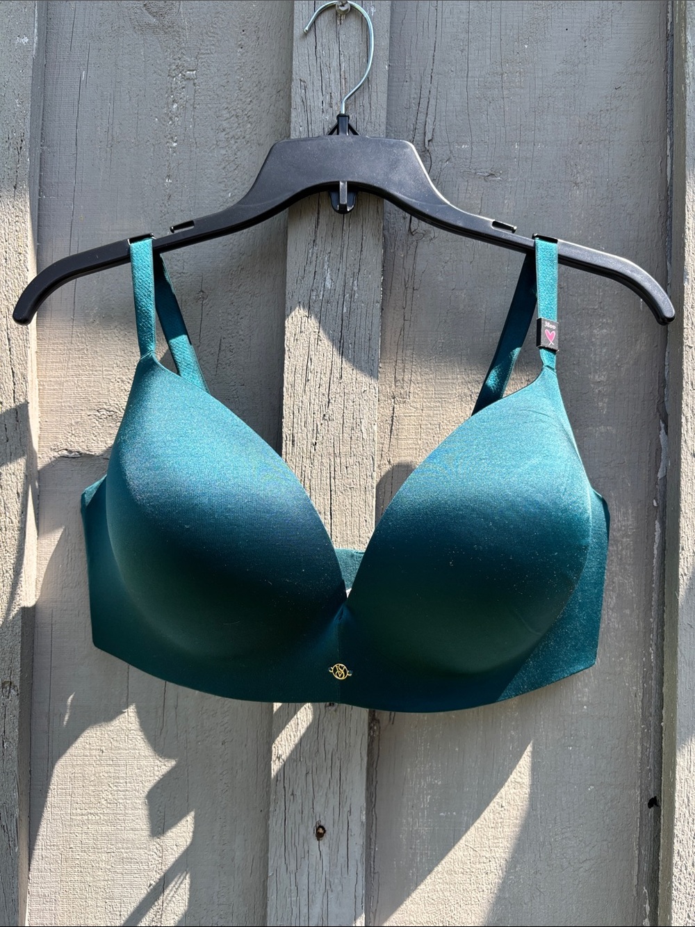 Victoria's Secret Smooth push-Up Bra in Teal Green